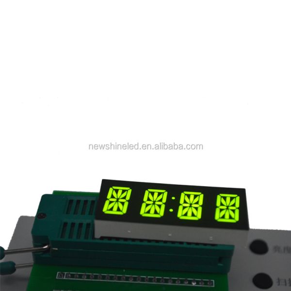 0.52 Inch 4 Digit 14 Segment LED Alphanumeric Display Offering Performance and 9.2mm Digital Height for Electronic Applications