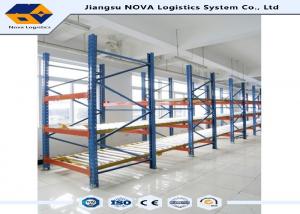 Wholesale 800 KG - 4000 KG Per Layer Gravity Pallet Racking System With Steel Roller Type from china suppliers