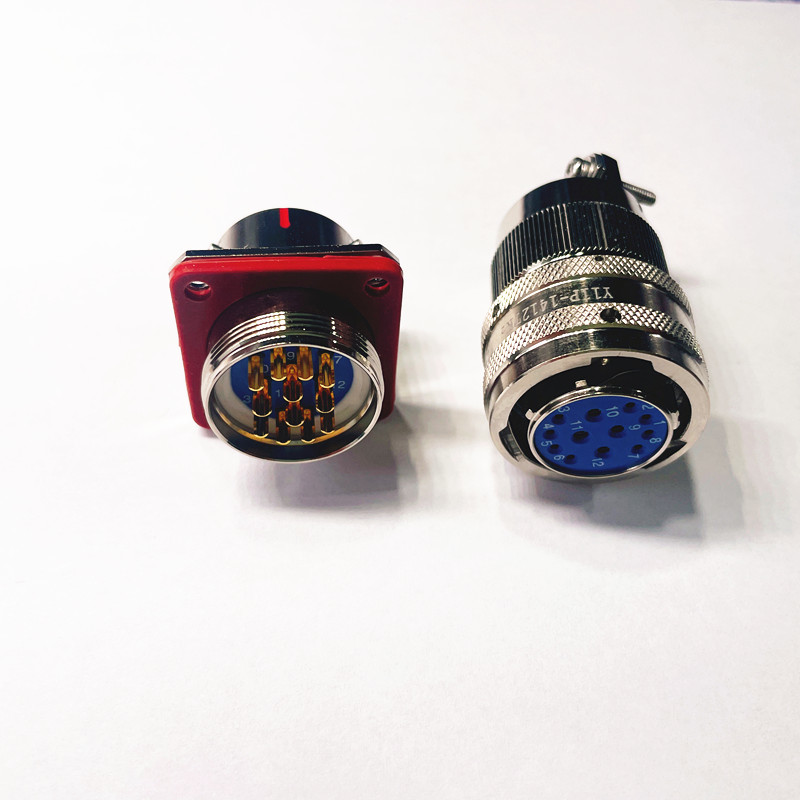 Y11P‑1412TK2 Circular Aviation Connector 12 Pin Male Plug Connector