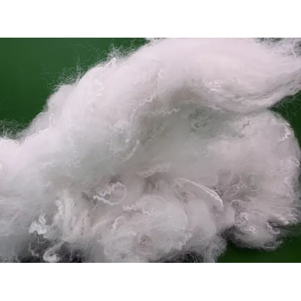 Recycled Solid Raw White 7D*64mm Polyester Staple Fiber for Filling Cotton