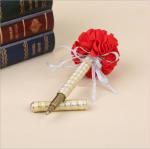 Wedding Creative Signature pen flower design with Ribbon pendants Wedding Gift