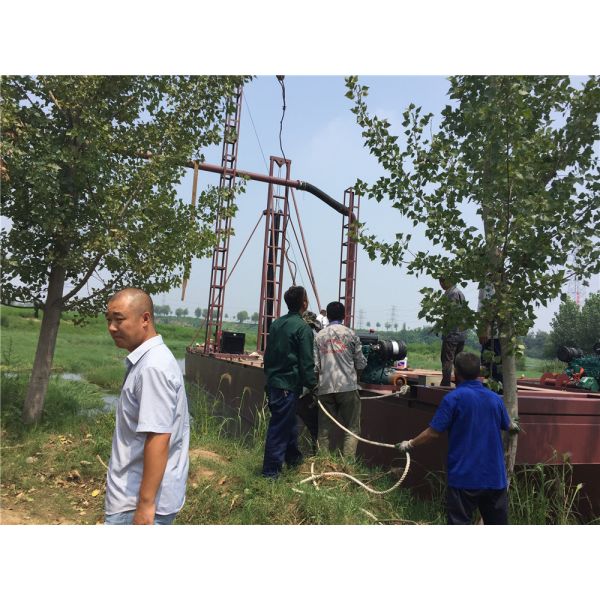 Diesel Jet Suction Dredger with 100cm Draught 5m Dredging Depth