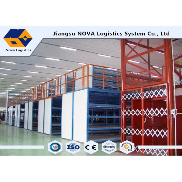Steel Structure Multi Tier Mezzanine Rack For Industrial Warehouse Storage