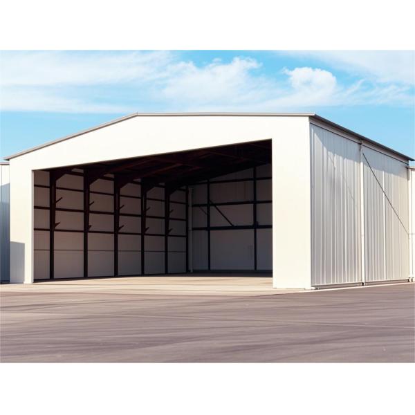 Large Span Steel Structure Aircraft Hangar Construction Fast Install Customized