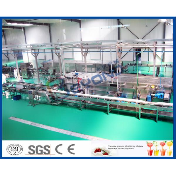 Beverage / Milk Pasteurization Equipment Tunnel Spraying Cooler Packed Type