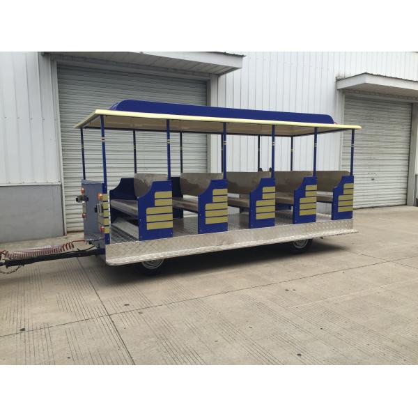Eco Friendly 42 Passenger Electric Trackless Train For Sightseeing Customized Color