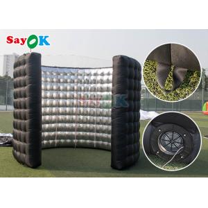 Wholesale Oxford 360 Photo Booth Led Light Wall Silver Reflective Background LED Light For Party Events from china suppliers