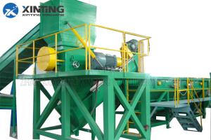 PE PP Film HDPE Recycling Machine Stainless Steel Material 12 Months Warranty
