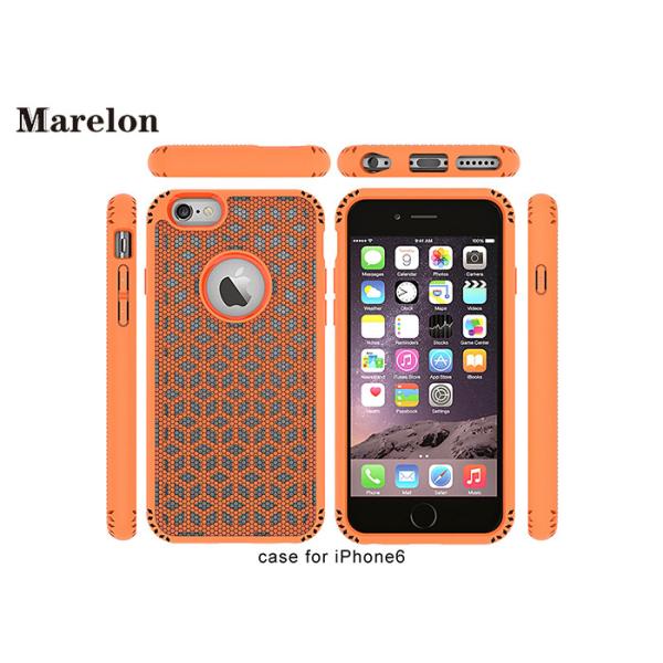 Creative Grid Protective TPU Phone Case All Round Protection For Iphone 6 6s