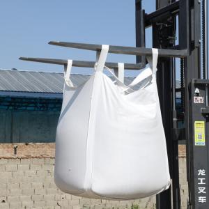 China Customized FIBC Jumbo Bags Big For Cement Packaging Storage 500kg 1000kg on sale