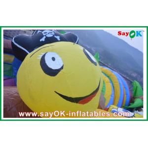 0.55mm PVC Inflatable Bounce , Logo Printing Inflatable Bouncy Castle
