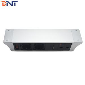 Mount under desk multimedia power data under table socket