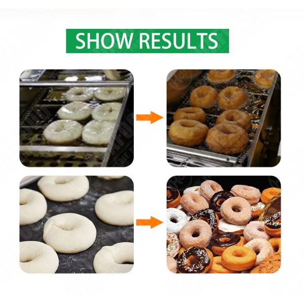 Donuts maker industrial donut making machine,3 layer ball donut making machine with fryer machine