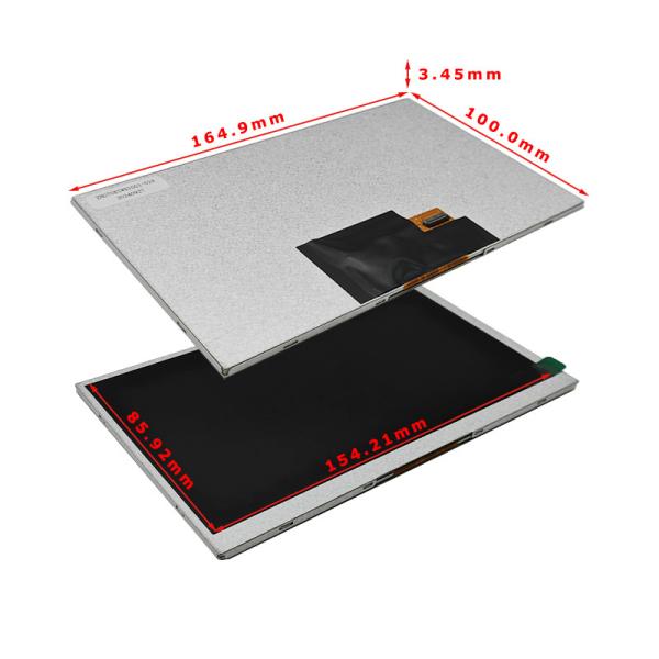 7 Inch TFT LCD Screen MIPI 31 Pins 1024x600 350 Nits LCD Module Optional Touch Panel