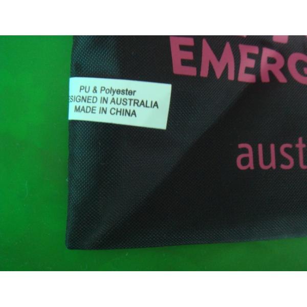 Black Polyester Drawstring Plastic Bags for Shoes or Retail