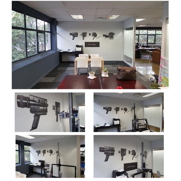 Outside 3D Mural Decor Vertical Direct to Wall Printer