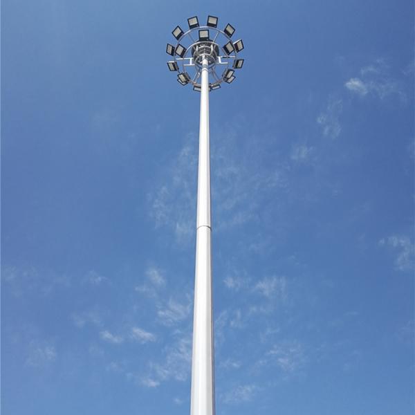 hot dip galvanized round steel telecom antenna guyed tower