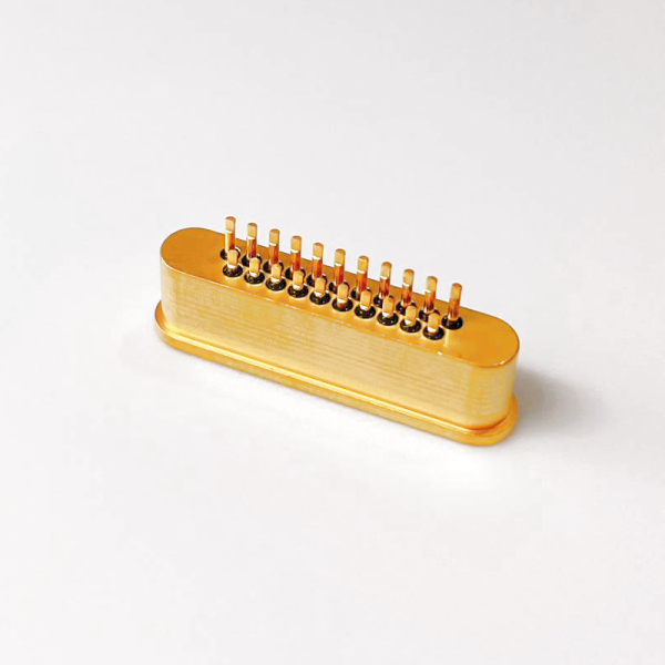 Glass Sintered Sealed J30J Micro-D Connector with 3A Rated Current for Aeronautics and Astronautics and Aerospace Applications