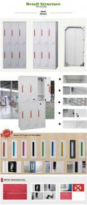 Wholesale Professional  steel company lockers FYD-G008 made in China,Recessed hanlde,Orange,handle from china suppliers