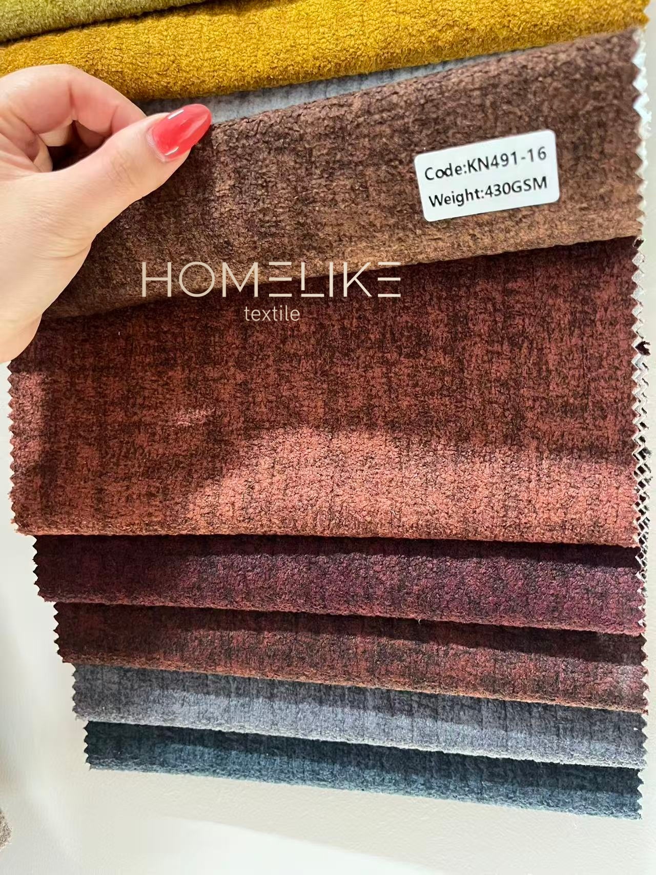 430GSM Embossed and printing velvet fabric for sofa