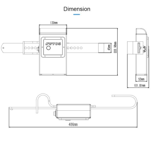 Jointech JT705A Container Track GPS Padlock Remote Control Waterproof RFID GPS Lock Tracker