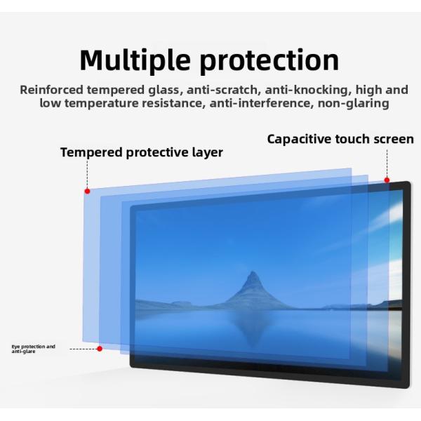 18.5'' 21.5'' 27'' Wall Mounted LCD Commercial Display Lcd Advertising Player Digital Signage for Shop,elevator,hotel Subway