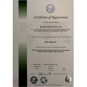 ShenZhen KaiZhuo Electronic Technology Co.,Ltd Certifications