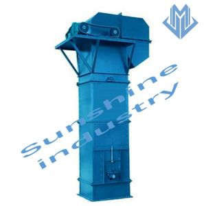 2200 Tph Bulk Materials Conveying Bucket Elevator In Vertical Direction