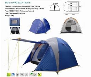 Wholesale camping tent family tent large tent double layers tent ,tent supplier tent manufacturer from china suppliers