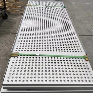 Wholesale ASTM 304 Perforated SS Plate Porous Round Hole Screen Metal Punching Mesh Sheet from china suppliers