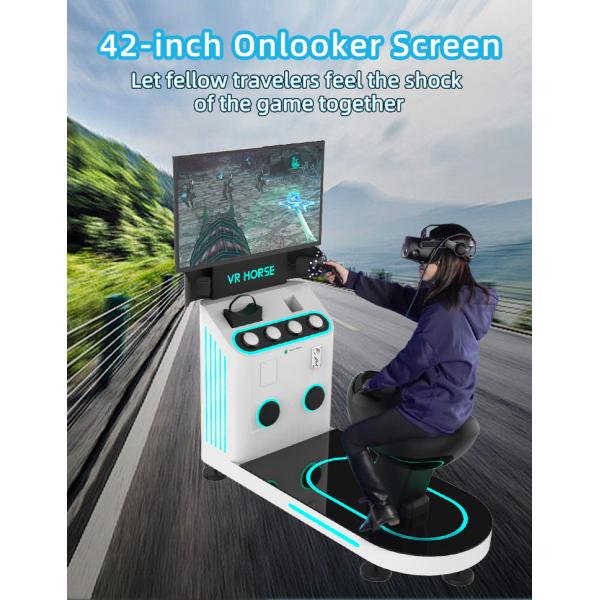 1 Player 9D Virtual Reality Simulator Horse Riding Vr Game Machine Coin Operated