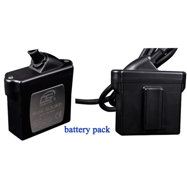 15000lux LED Mining Cap Lamp with Blue Flashing Rear Light IP68