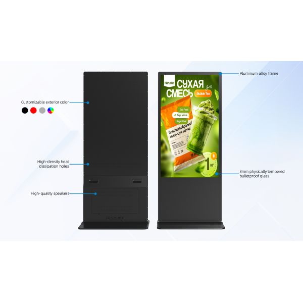 Indoor Amusement Park Navigation Kiosk – Floor Standing Guide Display