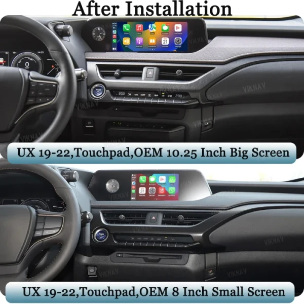 Linux Car Interface Box For Lexus UX 2019-2022 Wireless Apple CarPlay Android Auto