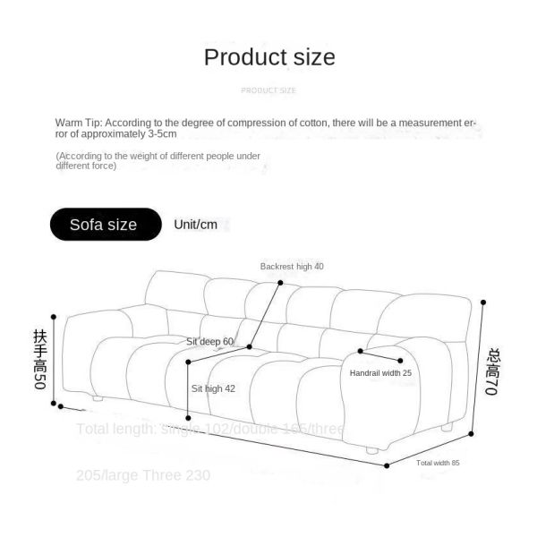 Custom Modern Villa Living Room Sofa Bed Sponge Corner Sofa Modular Sectional Lamb Fleece Cloud Couch Home Apartment