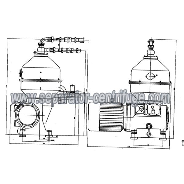 Model PDSP-15000 Disc Stack Palm Oil Extracting Separator - Centrifuge