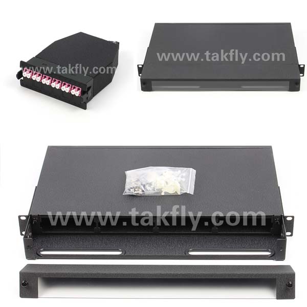 Fiber Optic MPO Patch Panel MPO Cassette 12 Cores High Density
