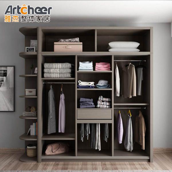 Modern Stylish Custom Wardrobe Closet with Eco-Friendly Material and Customized Size