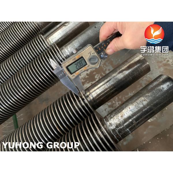 ASTM A106 Gr.B Carbon Steel HFW Fin Tubes High Frequency Welded Finned Tube