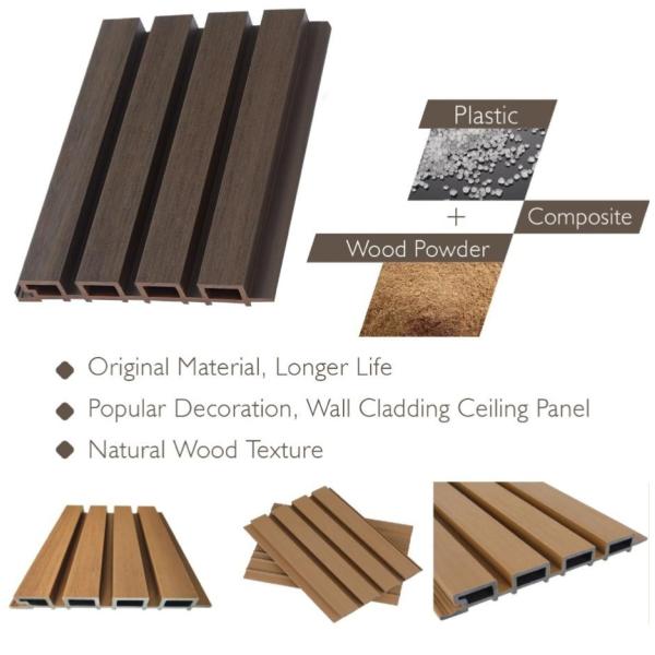 High Quality Wall Cladding Wpc Exterior Outdoor Composite External Wpc Wall Cladding Panels Outdoor Wpc Wall Cladding