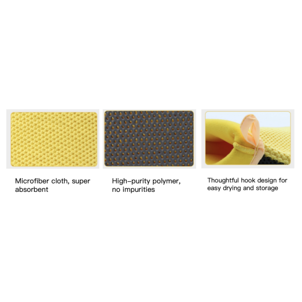 Car Detailing Rectangular Synthetic Clay Mitt Paint Decontamination Tool