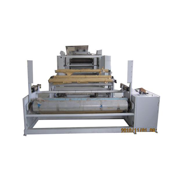 3KW Non Woven Roll To Sheet Cutting Machine PLC Touch Screen Control