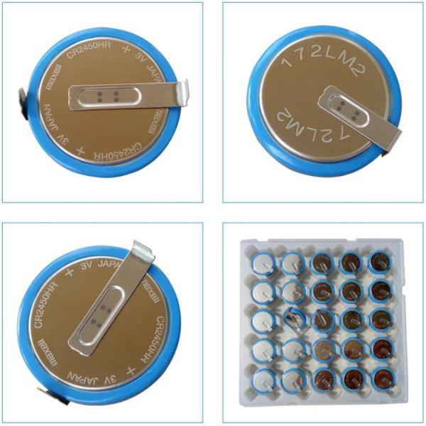 Heat Resistant Coin Lithium Ion Battery Manganese Dioxide Batteries Industrial CR2032HR