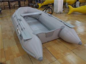 China Tough PVC Inflatable Boats 6 Person Small Inflatable Dinghy With Aluminium Oars on sale