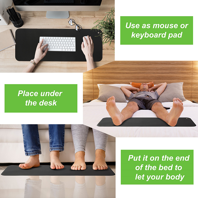 Customizable ESD Conductive Anti-Static Eco-Friendly Grounding Therapy Mouse Pad Rubber Pad for Office Use