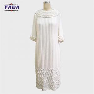 China Wholesale latest casual chiffon pakistani dresses vintage o-neck simple model ladies dress names for sale on sale