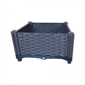 Wholesale Antiwear Decorative Rectangular Plastic Flower Box Planter Outdoor Moth Prevention from china suppliers