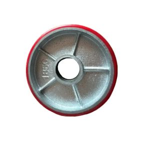 Wholesale Heavy Duty Solid Cast Iron Forklift Caster Wheels / Rollers from china suppliers