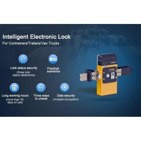 JT705A Stainless GPS Container Lock Waterproof Robust Heavy Metal GPS Padlock