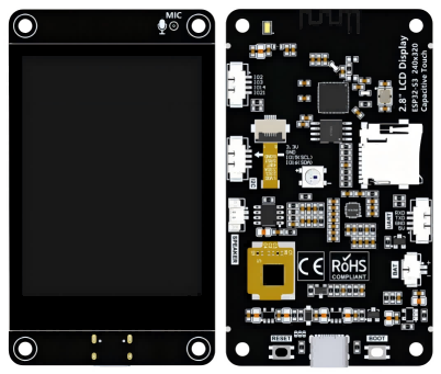 2.8-inch IPS TFT ESP32 Development Board with WiFi and Bluetooth and 240x320 Resolution Smart Display Screen